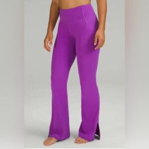 NWOT Lululemon Groove Super-High-Rise Split-Hem Flare Pant, size 6